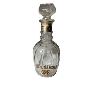 Vintage Jack Daniels Decanter Maxwell House Half Gallon Bottle w/cork‎ RARE